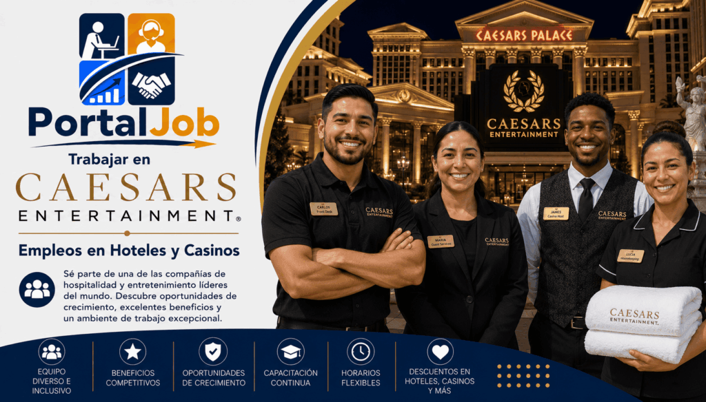 Trabajar en Caesars Entertainment: Empleos en Hoteles y Casinos