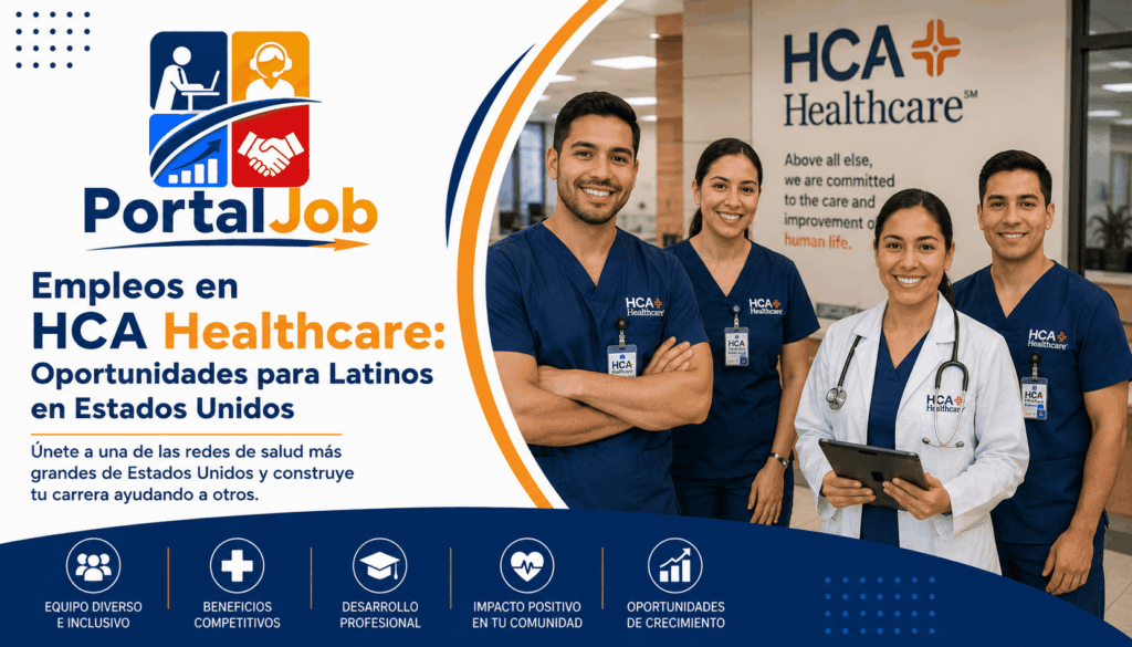 Empleos en HCA Healthcare: Oportunidades para Latinos en Estados Unidos